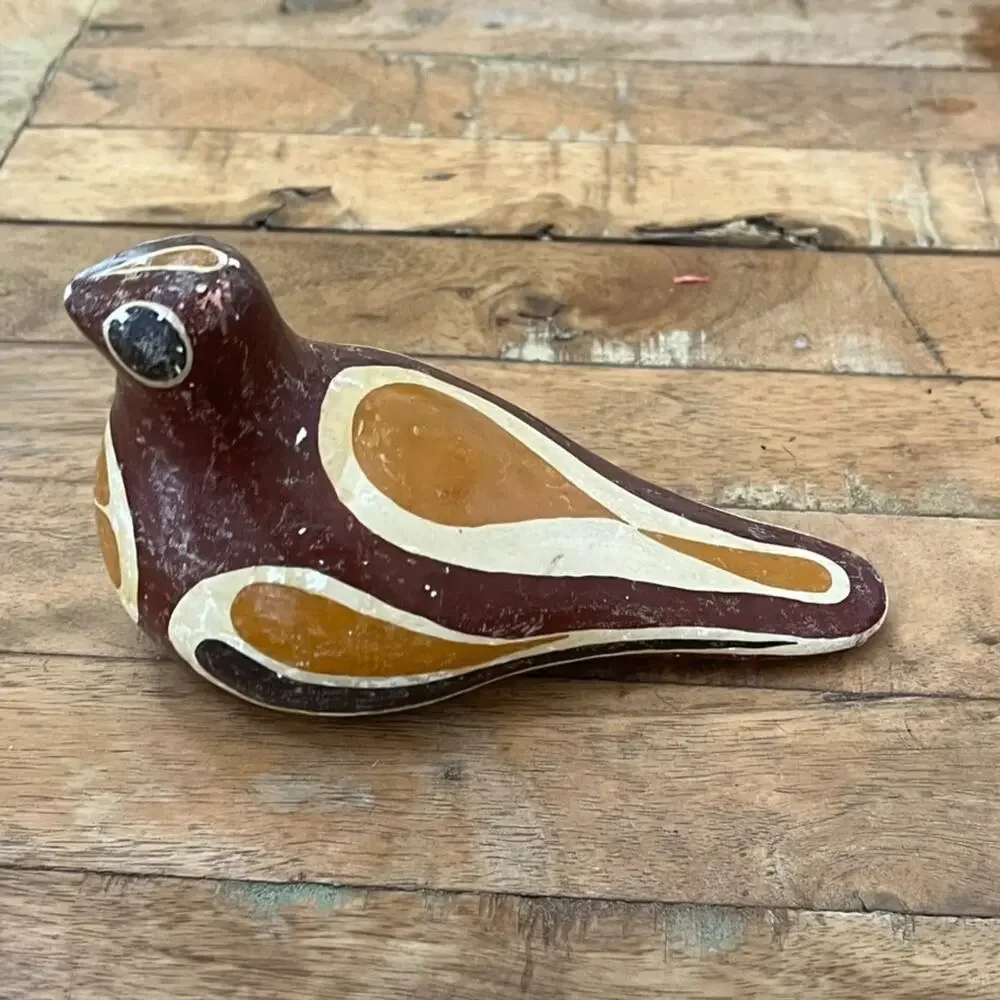 Tonala Mexican Pottery Folk Art Bird Figure 6